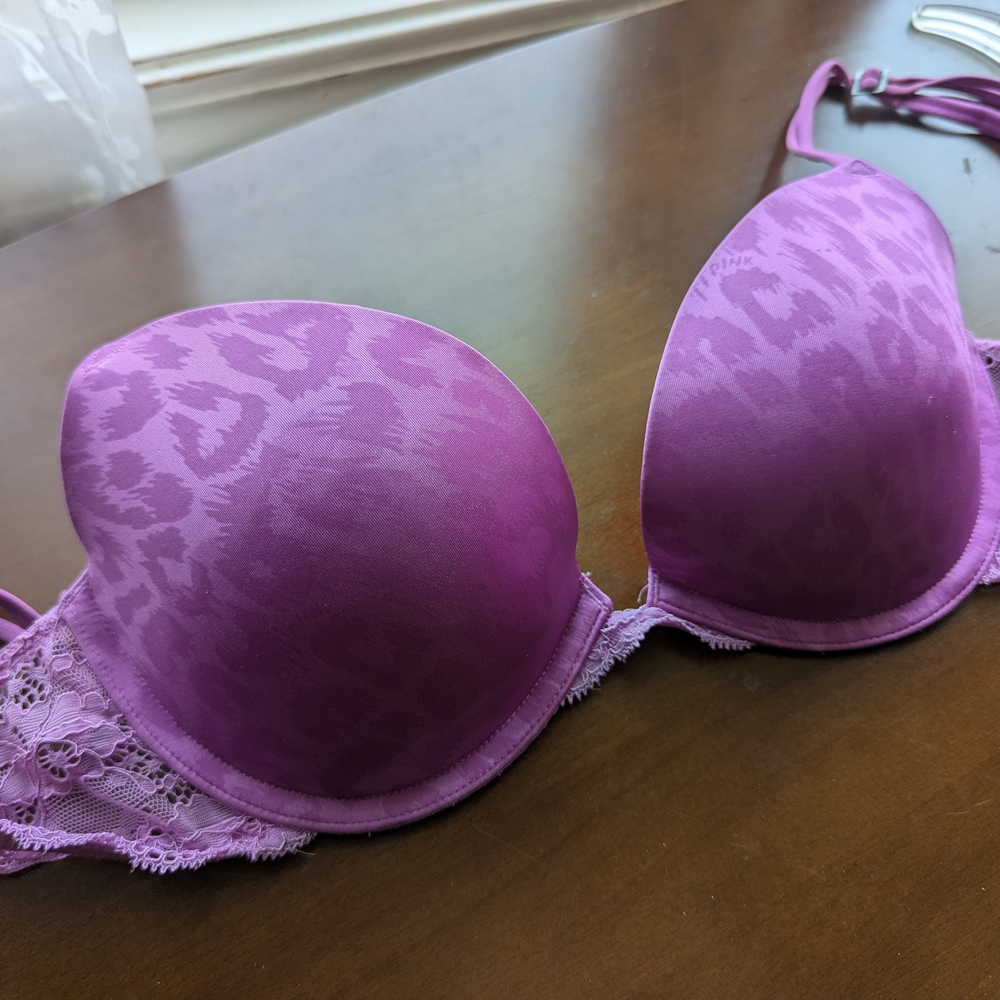 Purple Lace Women's Bra